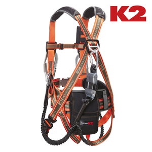K2 안전벨트 KB-9302 Y 전체식 벨트 더블대구경