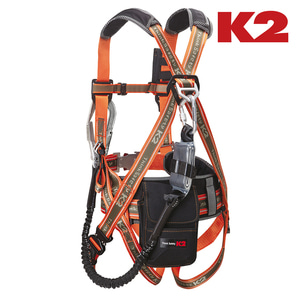 K2 안전벨트 KB-9202 전체식 벨트 엘라스틱 죔줄